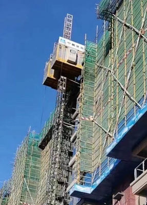2 Ton Capacity Construction Building Hoist Of Passenger And Material Hoist